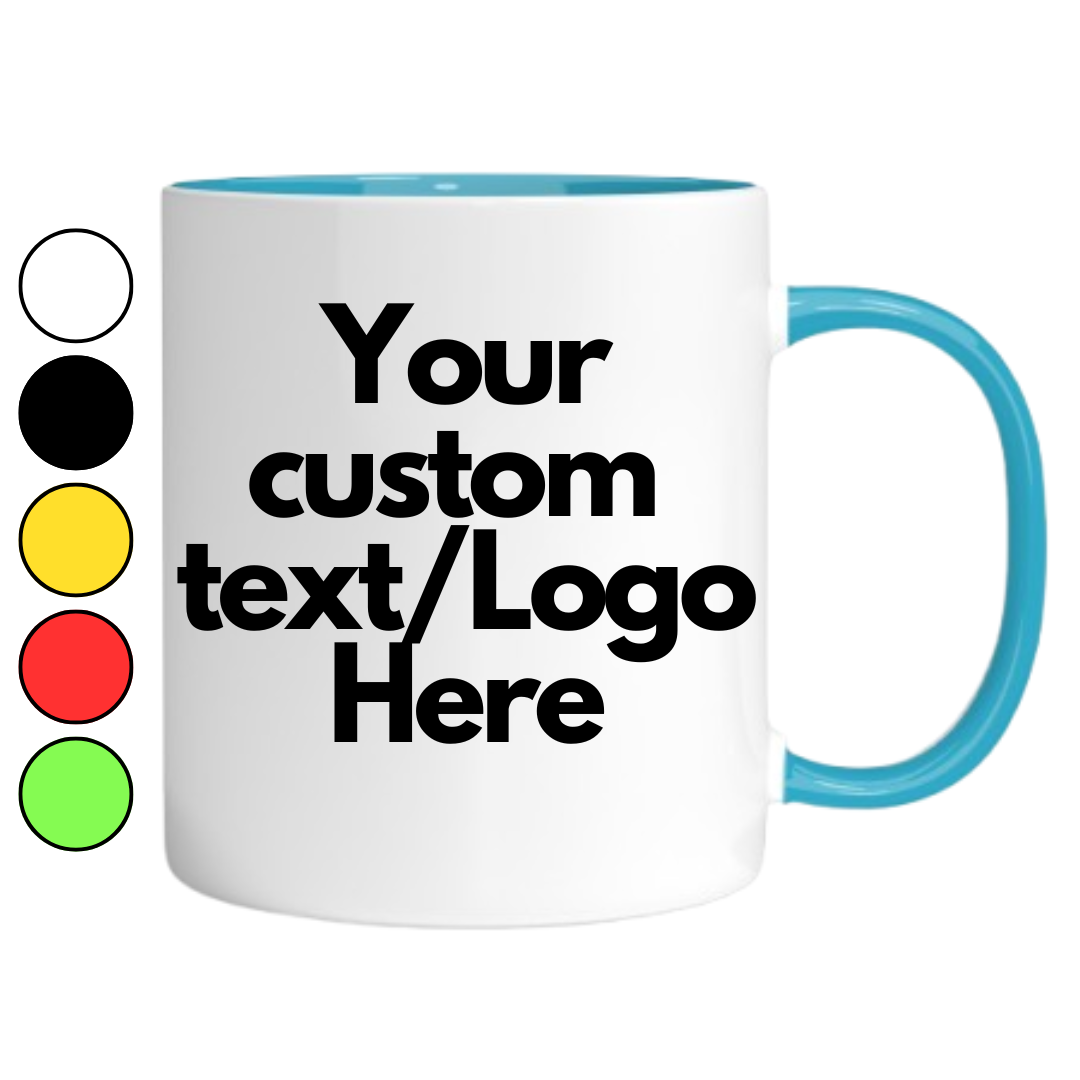 Custom Mugs 11 oz (Only Back of the Mug) 