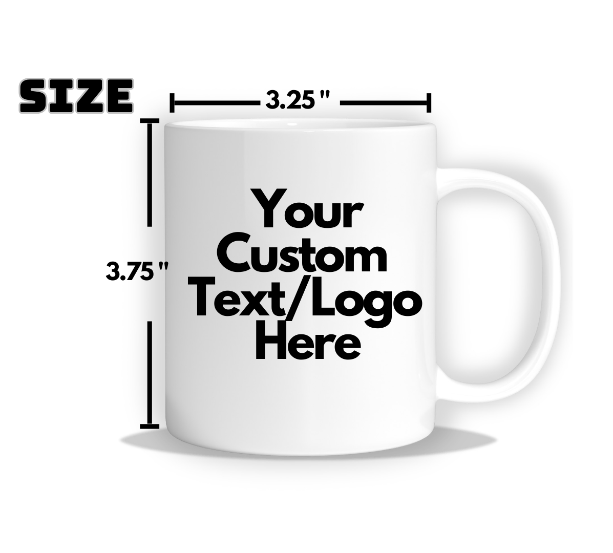 Custom Mugs 11 oz (Both Sides of the Mug) 